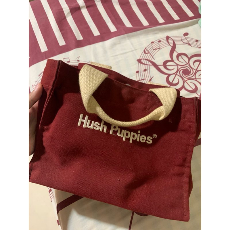 PRELOVED TAS HUSH PUPPIES TOTEBAG HUSH PUPPIES MERAH