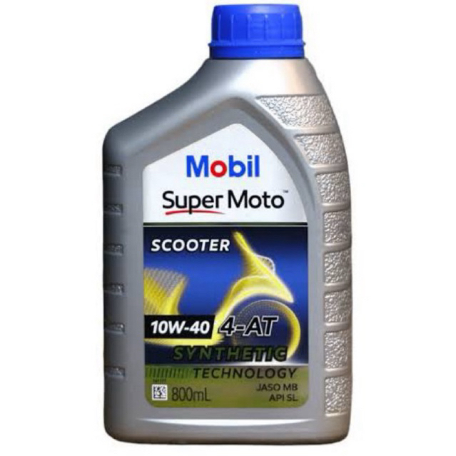 Oli Mobil Super Moto Matic 10W40 - 0.8L