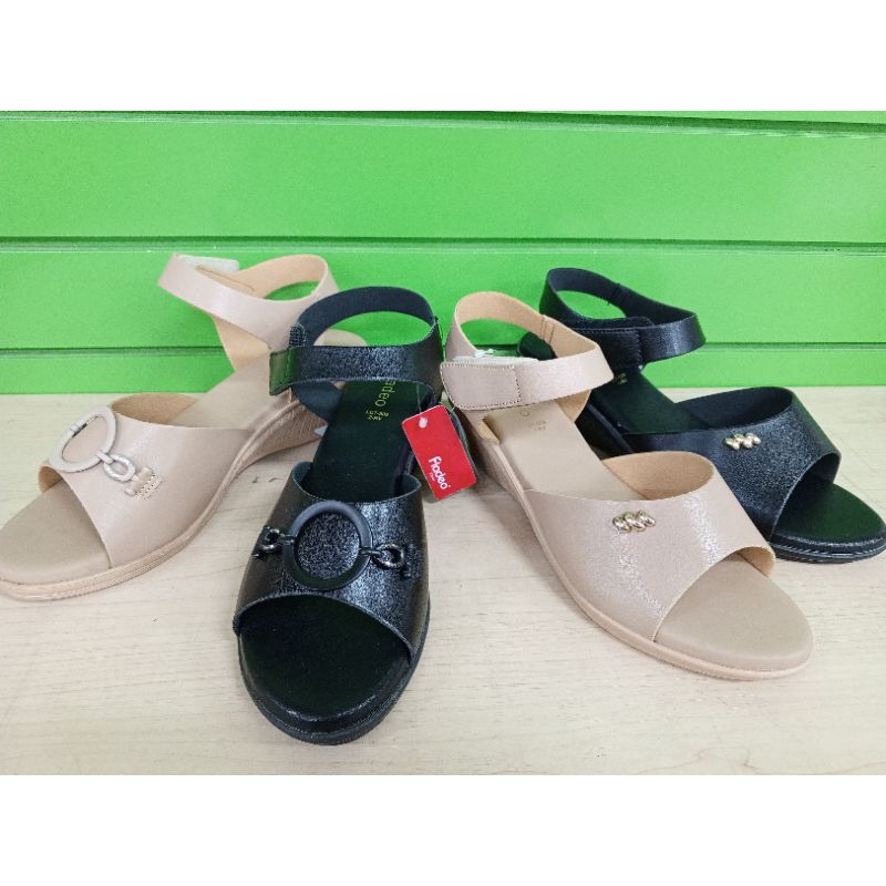 Terbaru sandal fladeo wanita wedges tali