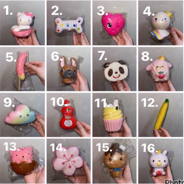 Squishy Sales (Licensed Squishy, Puni Maru, Pjommie, Ibloom, Silly Squishies, Cutie Creative, Squish