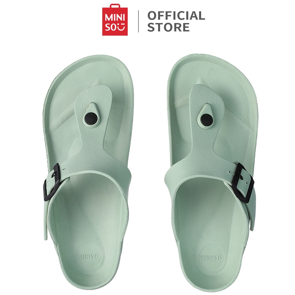 Harga Murah MINISO Sandal Jepit Wanita Sandal Fashion Flip Flops Nyaman Model Kapal Sendal Kolam Ren