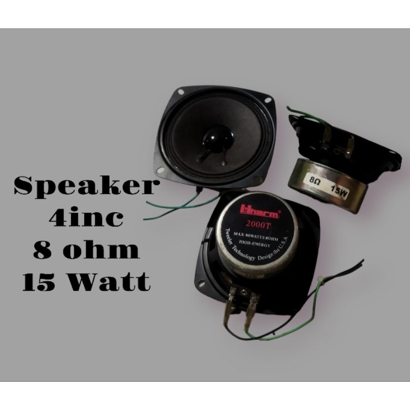 1 pasang Speaker 4 inch / bekas / copotan