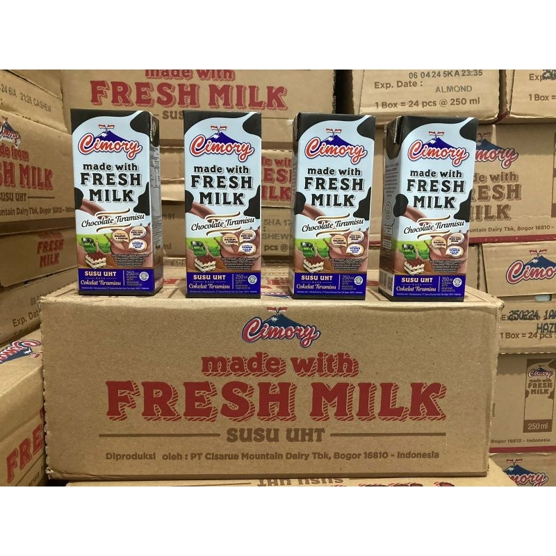 

Susu UHT Cimory 250 ML Coklat Tiramisu