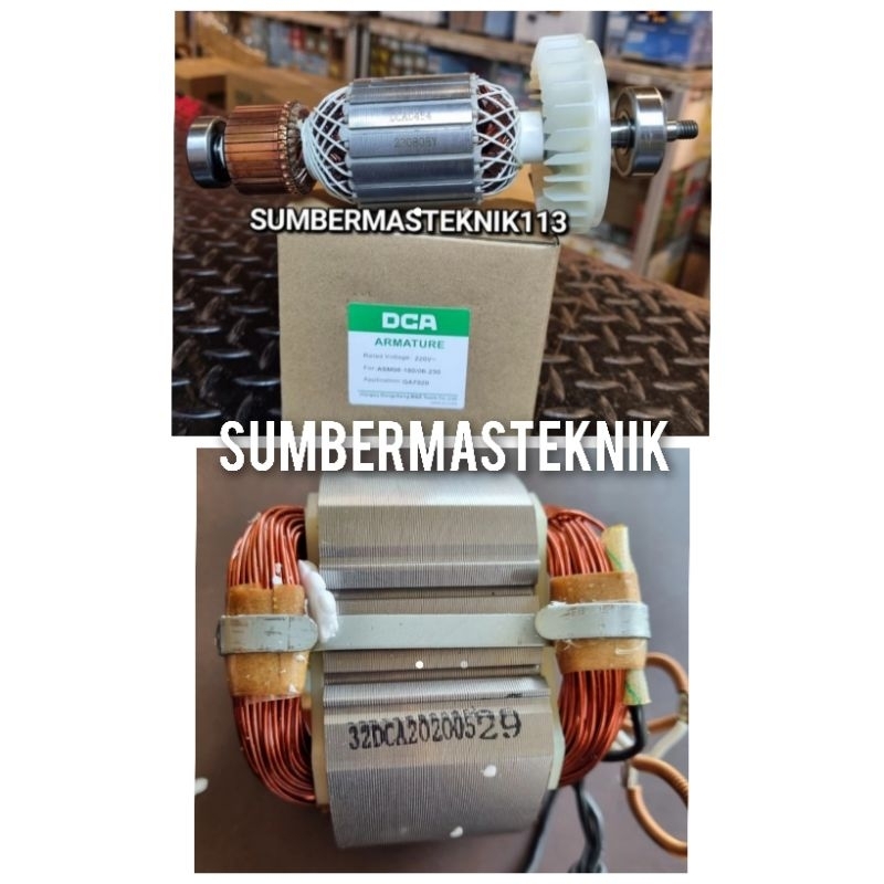 PAKET ARMATURE STATOR MAKTEC MT902 MT900 ANGKER GERINDA MAKTEC MT 902 MT 900 dca dck