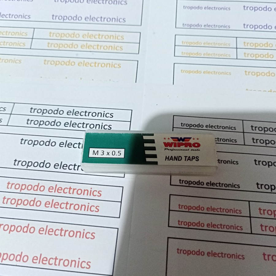 Hand Tap M3x0.5 Wipro