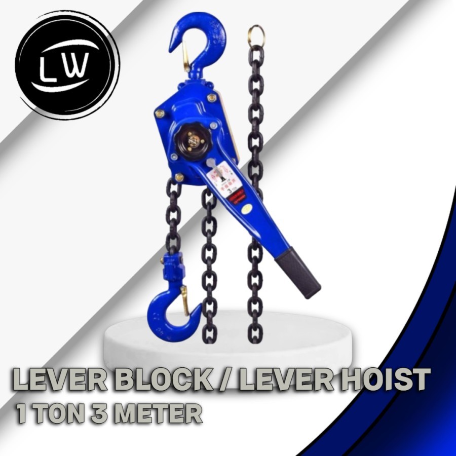 LEVER BLOCK / LEVER CHAIN / LEVER HOIST / KOTREK RANTAI 1 TON 3 M