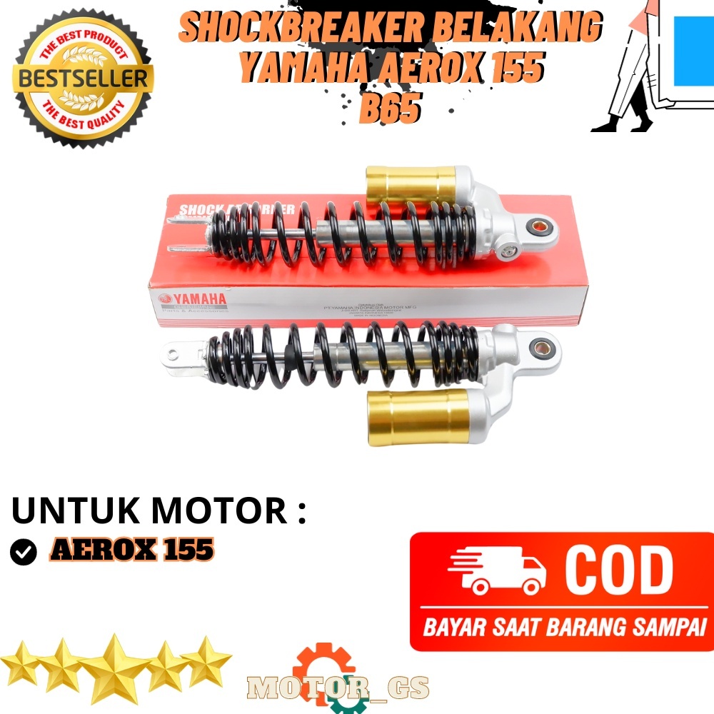 Shock Breaker Belakang B65 Yamaha Aerox 155 / Shock Belakang Aerox 155 - B65-F2210-00