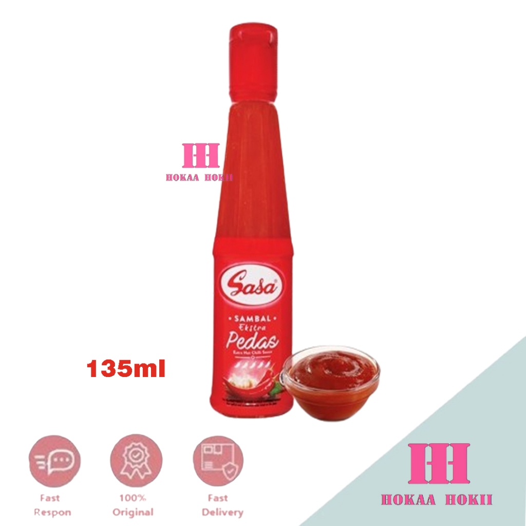

Sasa Saus Sambal Asli Botol 135ml