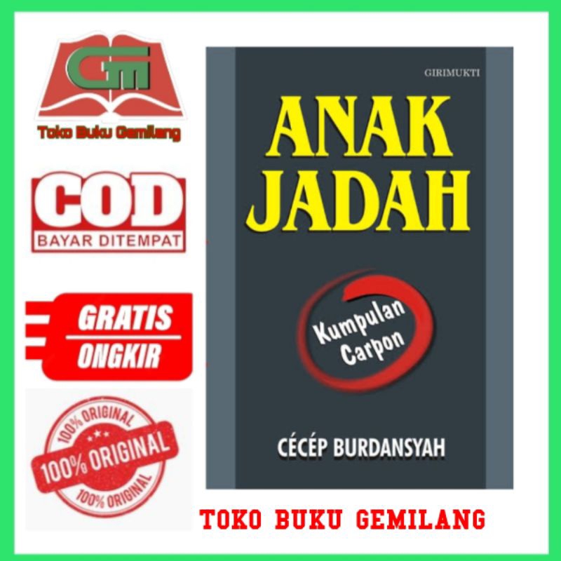 BUKU KUMPULAN CARPON BAHASA SUNDA ANAK JADAH - CECEP BURDANSYAH