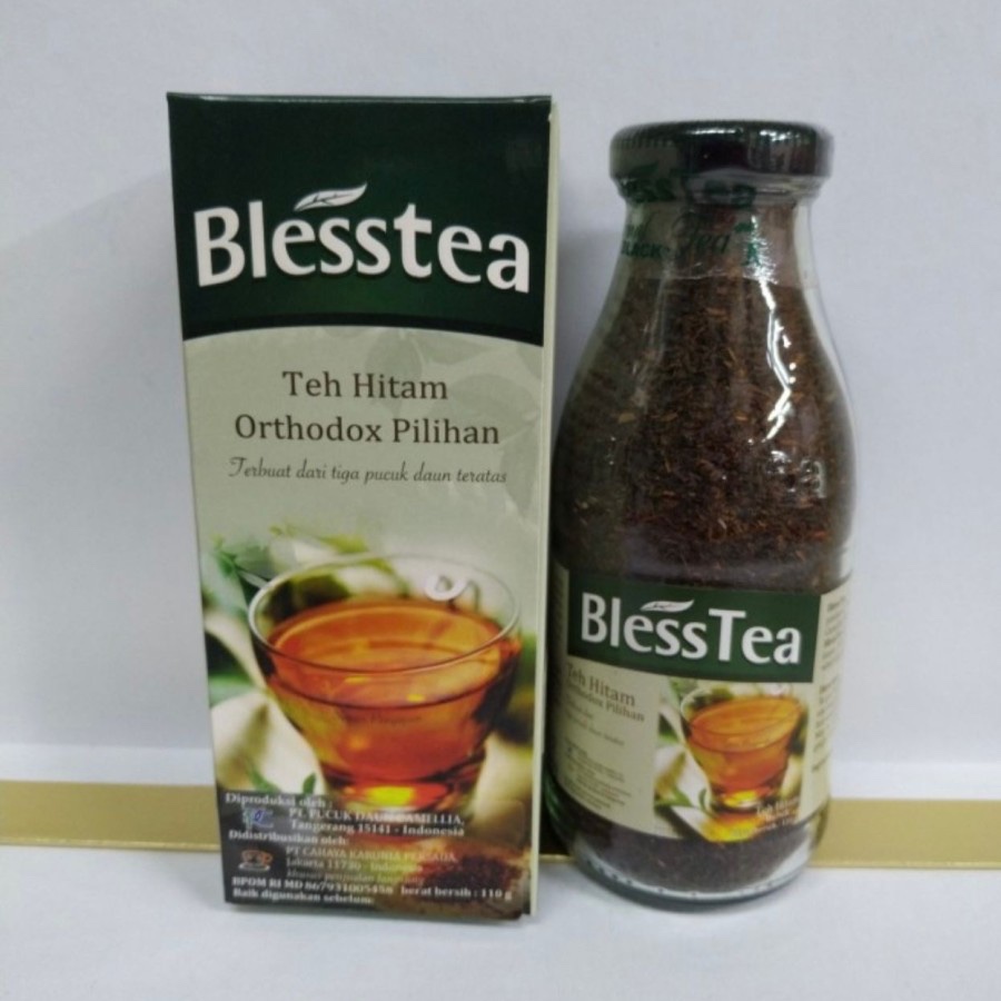 

RAJAHERBAL - BLESSTEA BOTOL KACA 110GR ORIGINAL 100% TUTUP HITAM