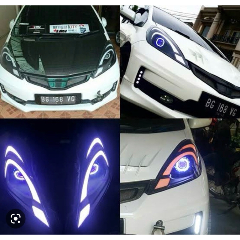 custom headlamp jazz ge8 2012-2013 lampu jazz