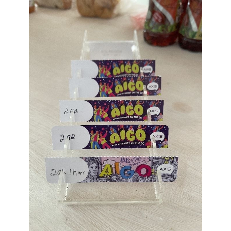 Voucher Axis 1gb 1Hari & 3.5gb 3Hari kuota Nasional