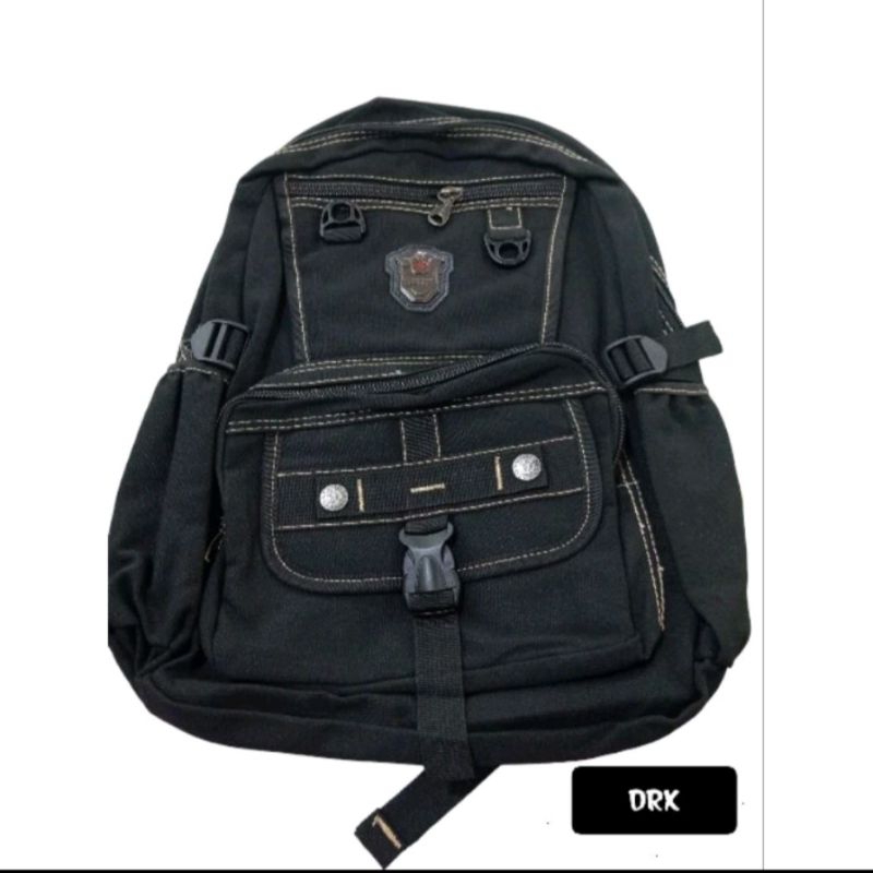 Tas Ransel kanvas Fortune import high quality Tas backpack multifungsi