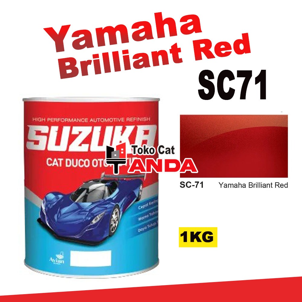 Suzuka SC71 Yamaha Briliant RED 1KG - Cat Suzuka Candy Yamaha Red