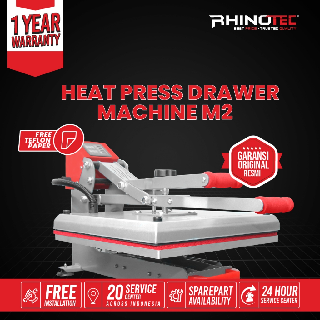 Mesin Heat Press Rhinotec RTP-02N