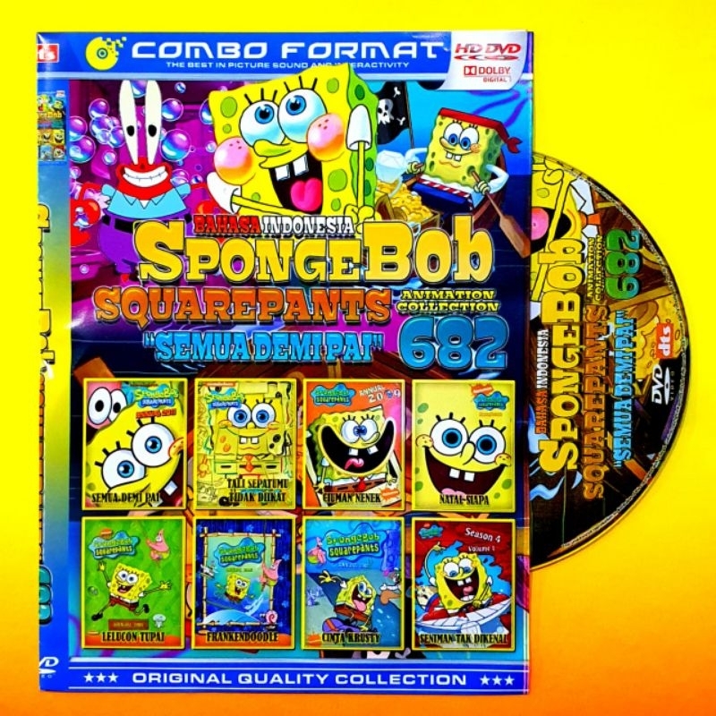 KASET DVD SPONGEBOB-DVD ANAK2 CARTOON SPONGE BOB