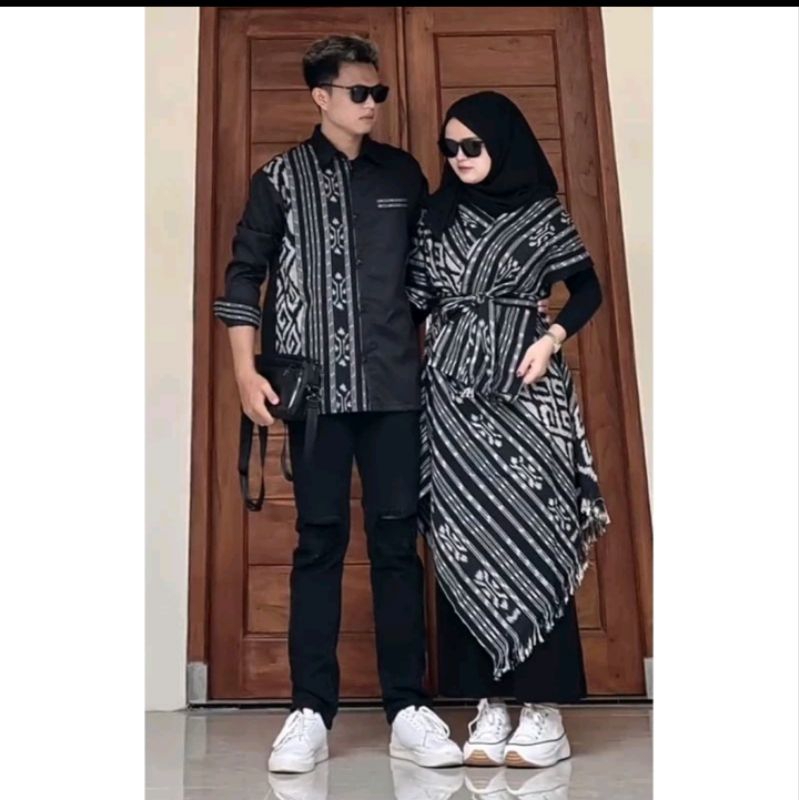 BAJU TENUN COUPLE COCOK BUAT KONDANGAN