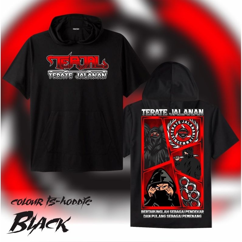 Ts Hoodie PSHT Terjal Terate Jalanan Motif Kotak Kotak