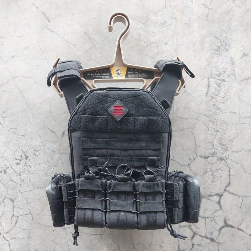 Body Vest Tactical Black Mamba Hitam Dublikat/Body Vest Tni Polri