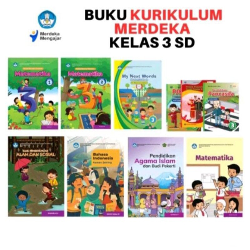 BUKU SD KELAS 3 KURIKULUM MERDEKA Diknas kelas 3 SD / MI