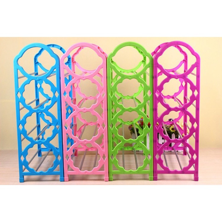 (WM) CH-828 RAK SEPATU 4 SUSUN ALMINI VANSTAR