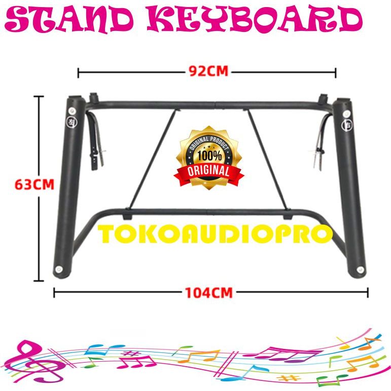 Stand Piano U Stand Keyboard U kaki Piano Keyboard