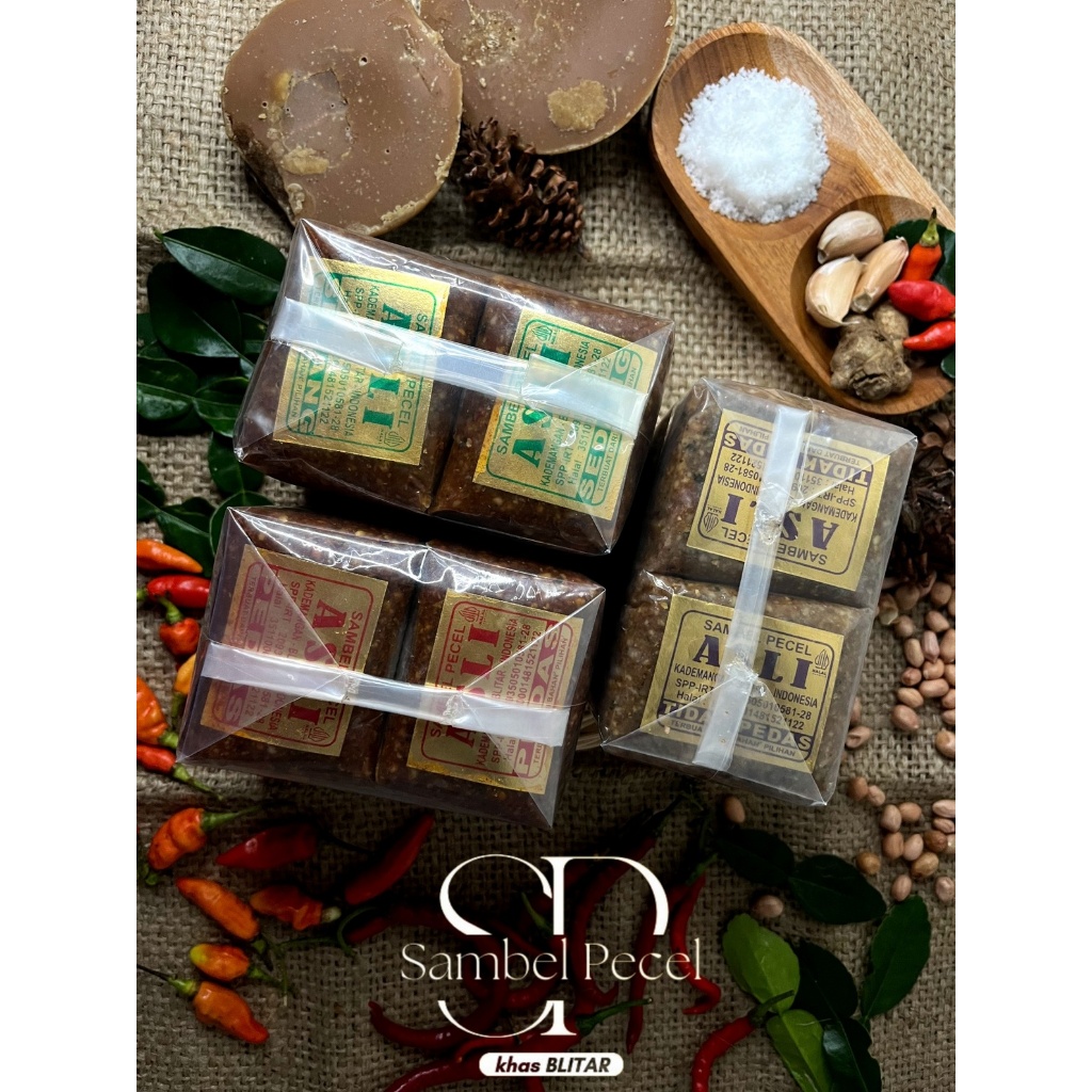 

SAMBEL PECEL ASLI BLITAR / SAMBAL PECEL ASLI 850 GRAM / PEDAS SEDANG TIDAK PEDAS / BUMBU SATE