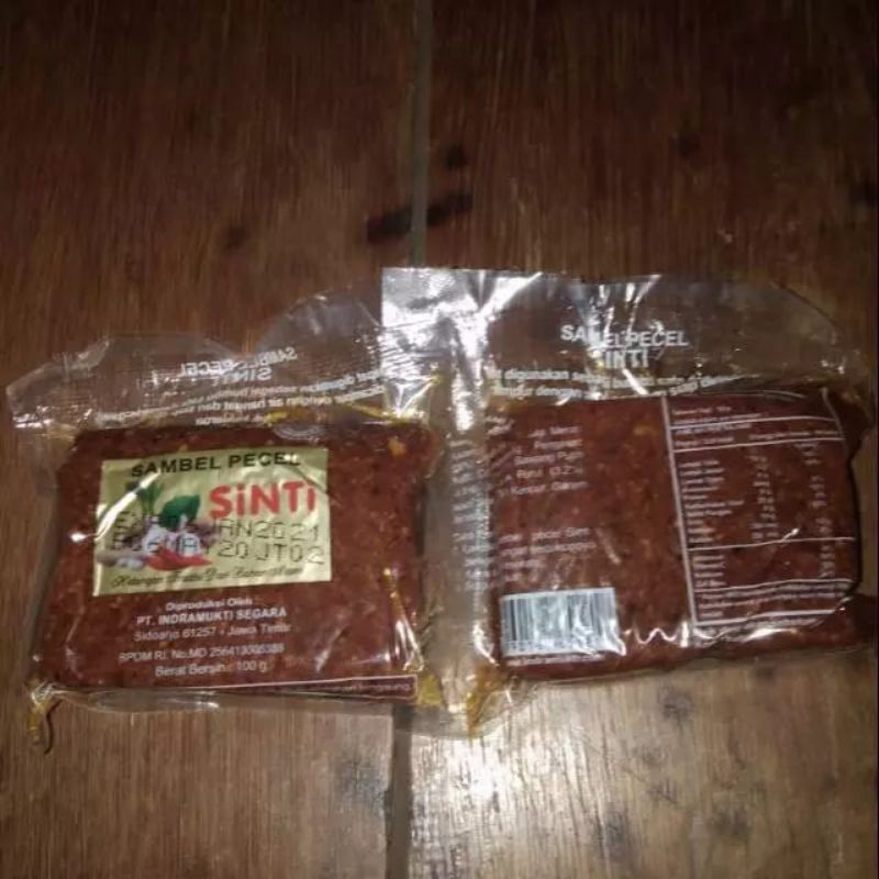 

Sinti sambal kacang 100gram, 200gram