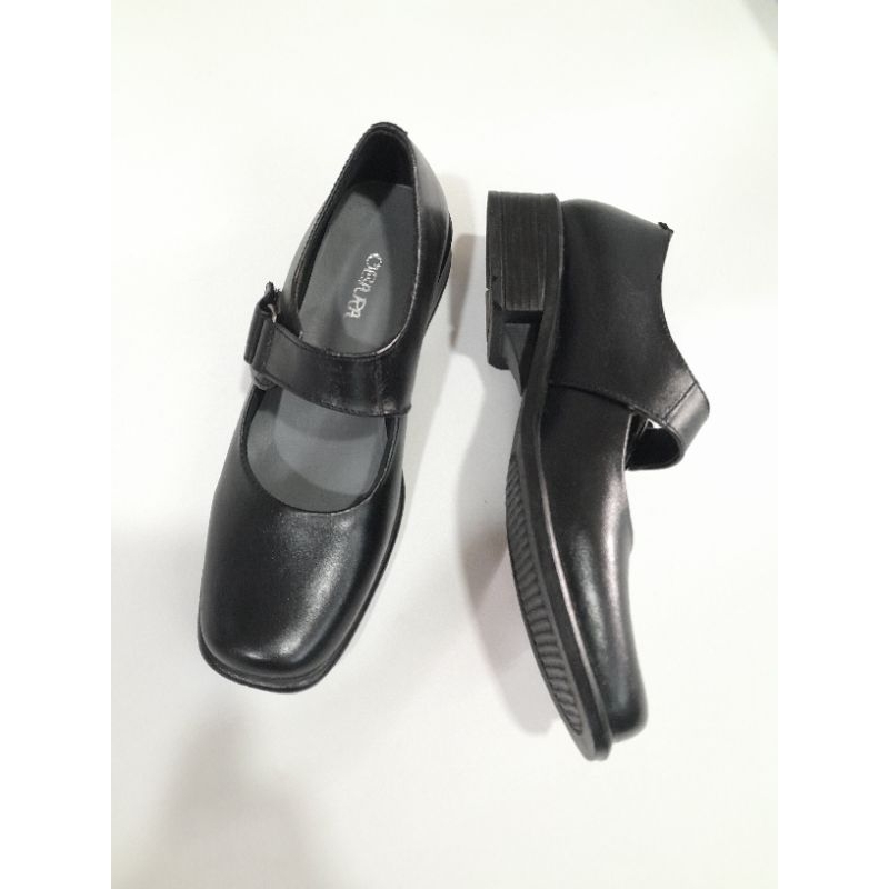 OBARA/Sepatu cewek paskibra kulit  Sapi Asli