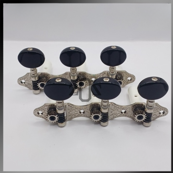 Dryer Tuning Machine Gitar Guitar Klasik Classic Cort Silver Black