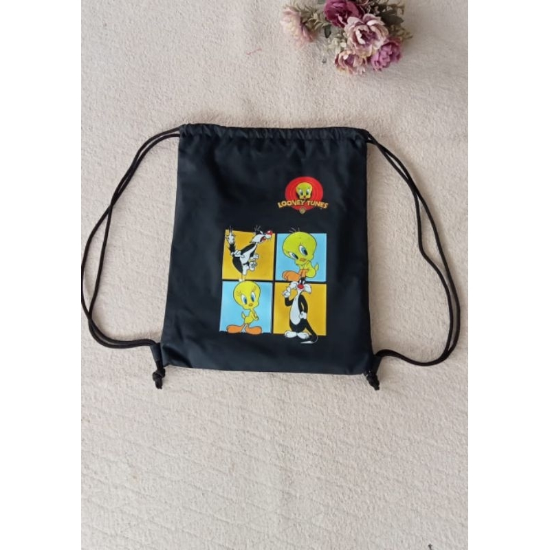 Tas Serut Karakter Anak/ Tas Santai/ Tas renang Anti Air Plus furing