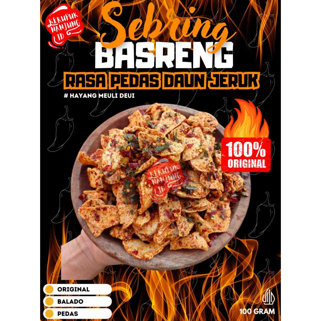 

BASRENG STIK PEDAS EXTRA DAUN JERUK KEMASAN 500 GRAM / BASRENG PEDAS EXTRA DAUN JERUK / BASRENG ORIGINAL / BASRENG VIRAL / BASRENG GURIH / BASRENG KRIUK/BASRENG/ CEMILAN PEDAS / BASRENG PEDAS MURAH / 500 GRAM