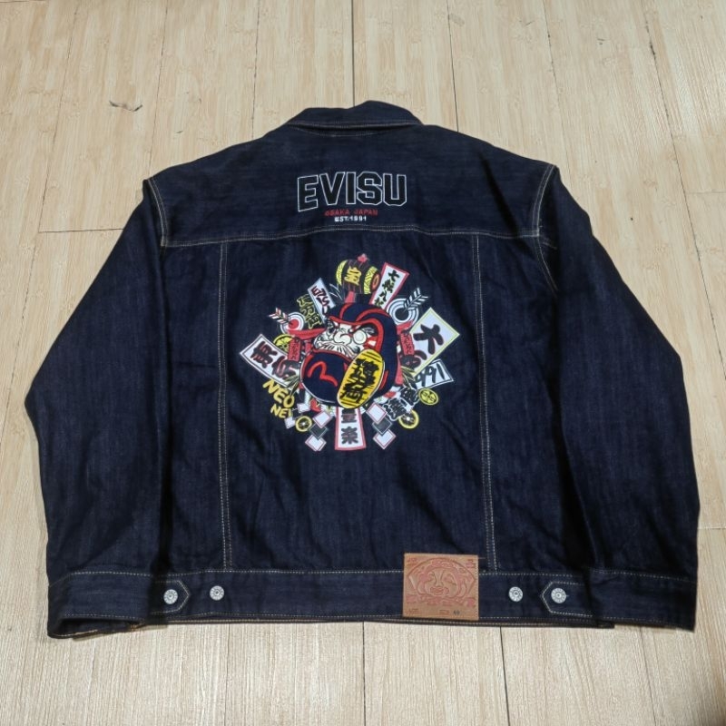 Jaket Denim Evisu