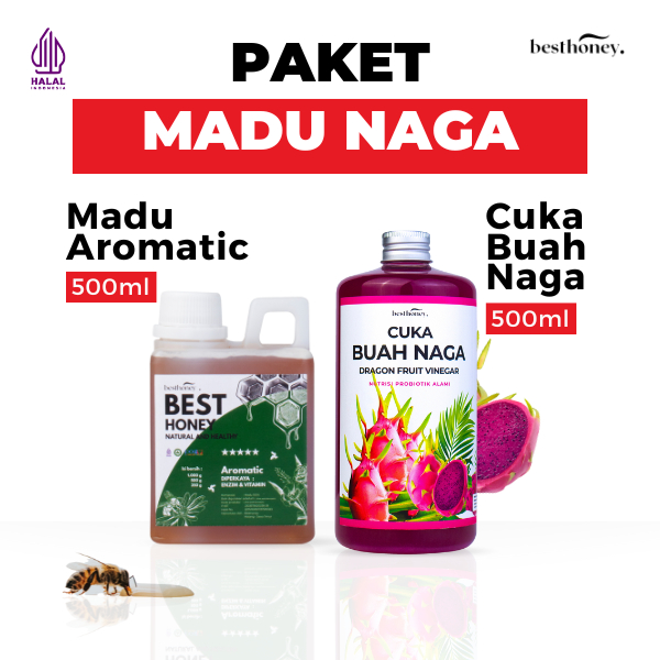 

Paket Bundling Diet Detox - Paket Asam Lambung - Cuka Buah Naga 500 ML dan Madu Aromatic 500GR