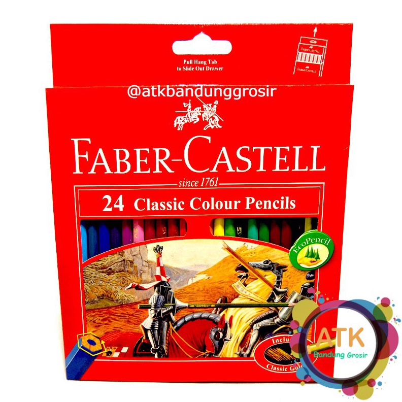 

Pensil Warna Faber Castell 24 Classic Colour Pencils 115854 ART Y9F6