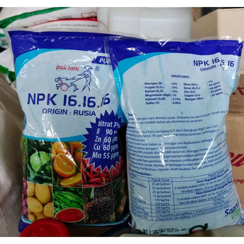 NPK 16 ORI 1 Kg Pak Tani