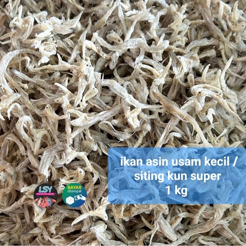 

ikan asin usam kecil / siting kun / jambrong super 1kg