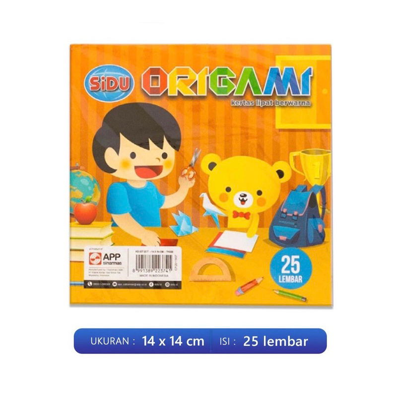 

(GA777) Kertas Origami 12 x 12 cm, 14 x 14 cm, 16 x 16 cm, 20 x 20 cm