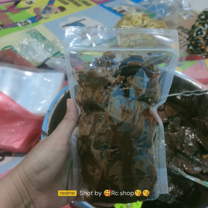 

keripik pisang coklat lumer