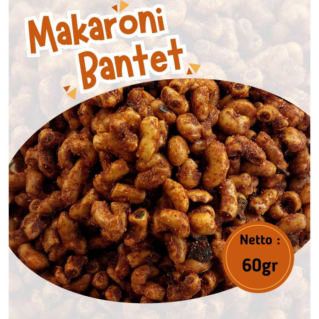 

MAKARONI BANTET (60 GRAM) TASIKMALAYA LOCALLADA SNACK - MAKARONI BANTET PEDAS ORI EXSTRA PEDAS