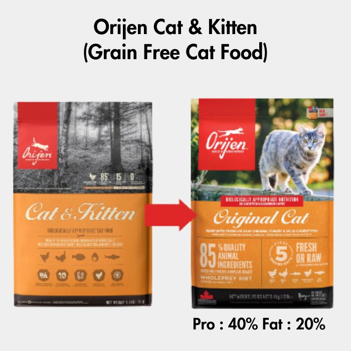 Orijen Cat & Kitten Grain Free (Cat Food)