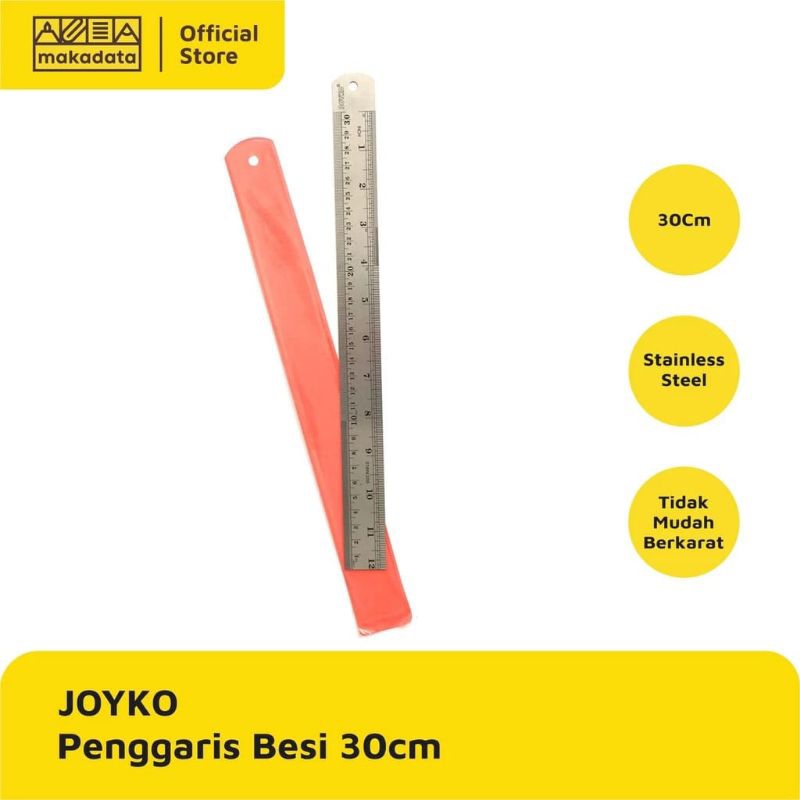 

Penggaris Besi Joyko 30 cm Tebal