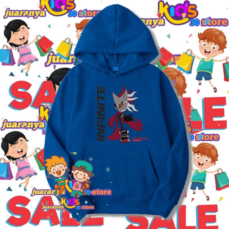 Hoodie anak sweater jumper anime kids Sonic infinite jeket Hoodie anak