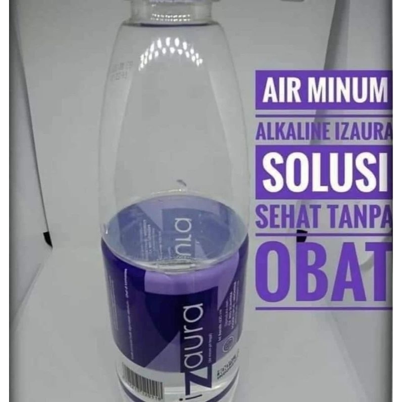 

IZAURA WATER Air mineral pH tinggi / air sehat / air alkaline ( per 1 botol )