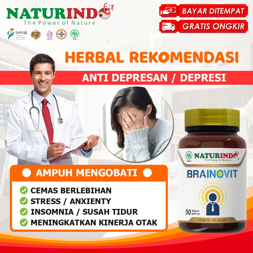 Obat Stres dan Depresi Cemas Berlebihan Antidepresan Penenang Depresi Insomnia Sulit Tidur Vitamin D