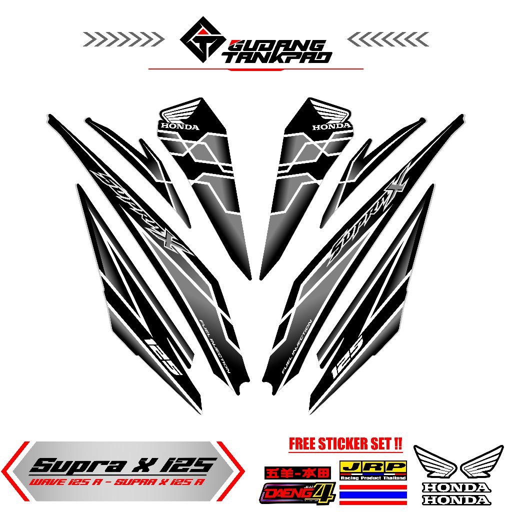 STRIPING SUPRA X 125 MTF 14 / STIKER STRIPING SUPRA X 125 R / SUPRA VARIASI GRAFIS / SUPRA X / SUPRA