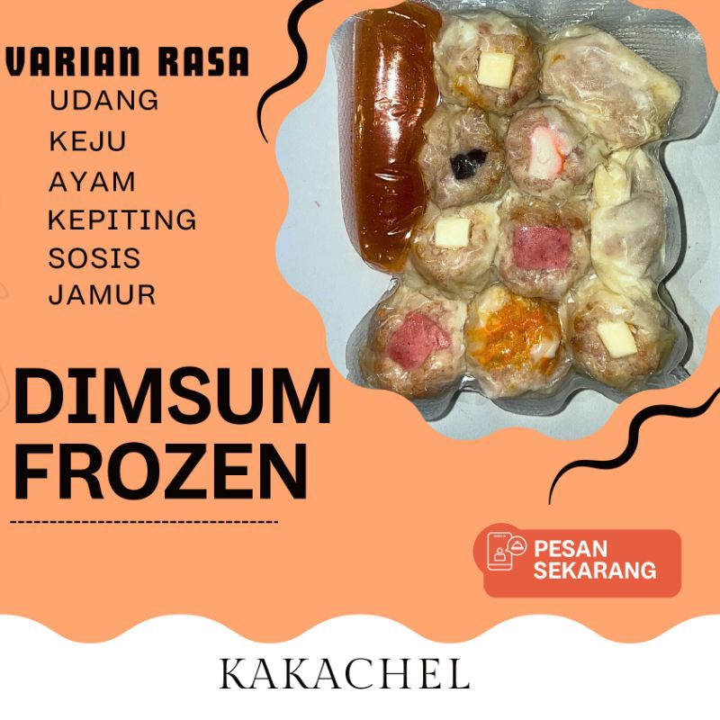 

Dimsum Besar 6 Varian Rasa isi 10 (Harga Grosir) Beserta saus