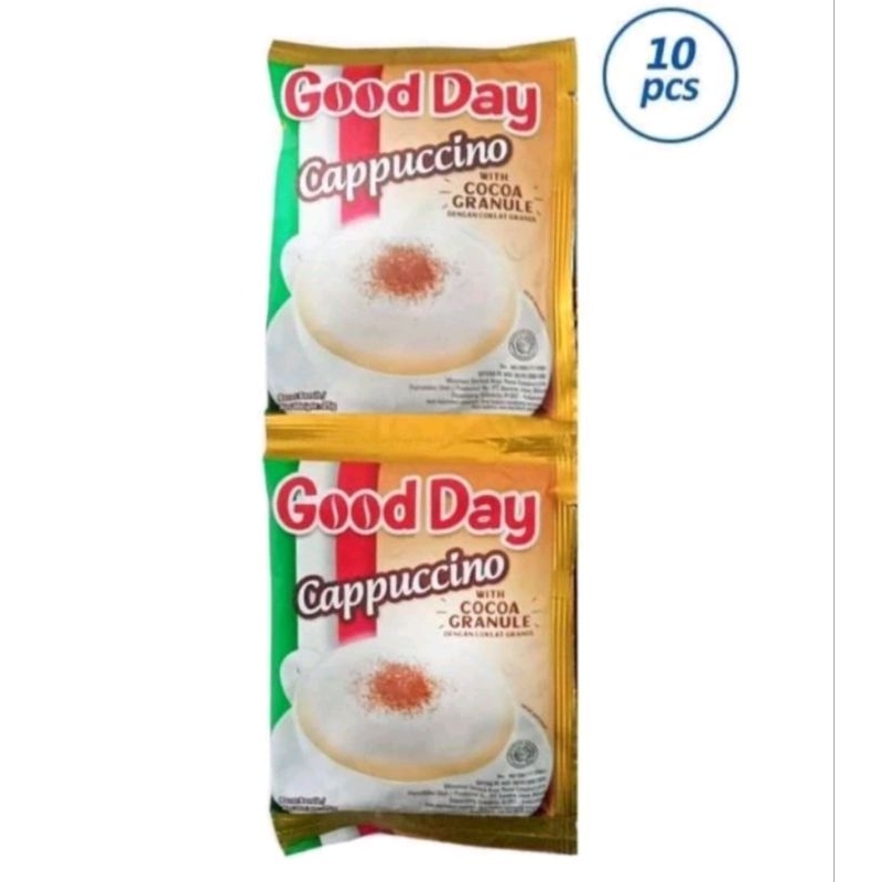

kopi Good Day Capuccino renceng isi @10pc