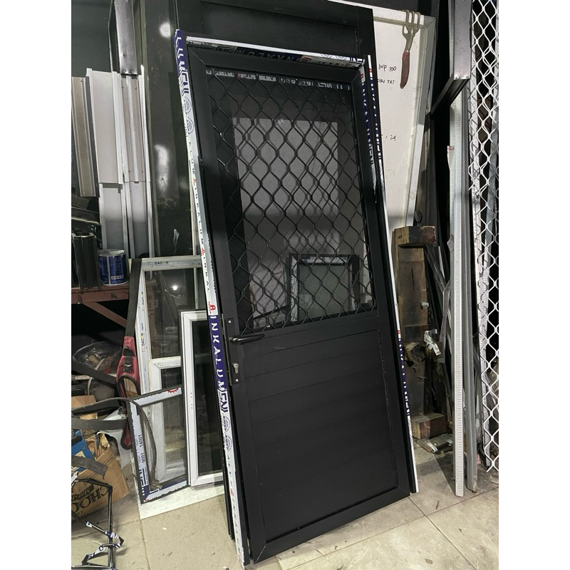 (PROMO) Pintu Ekspanda kasa nyamuk Aluminium 200 x 90 cm, 200 x 80 cm