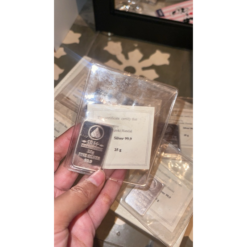 Perak batangan 25 Gr SRH
